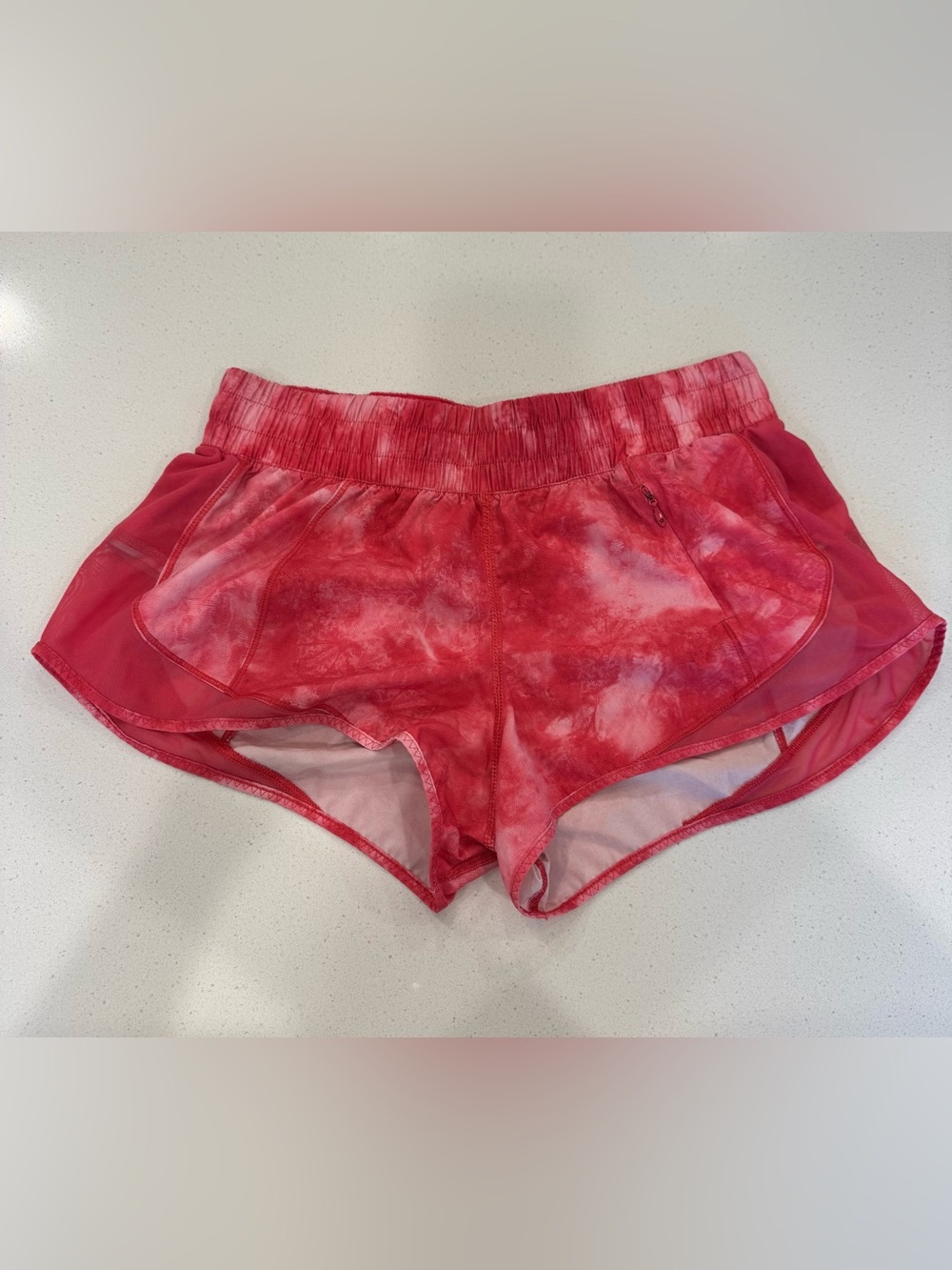 Lululemon Beat the Heat Running/Athletic Shorts Tidal Trip Boom Juice Size 8